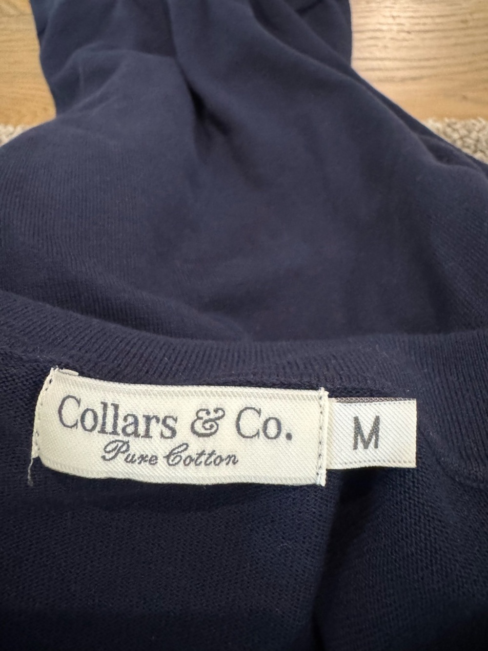 Men's Collars & Co-  Polo sweater Size M - Picture 2 of 3
